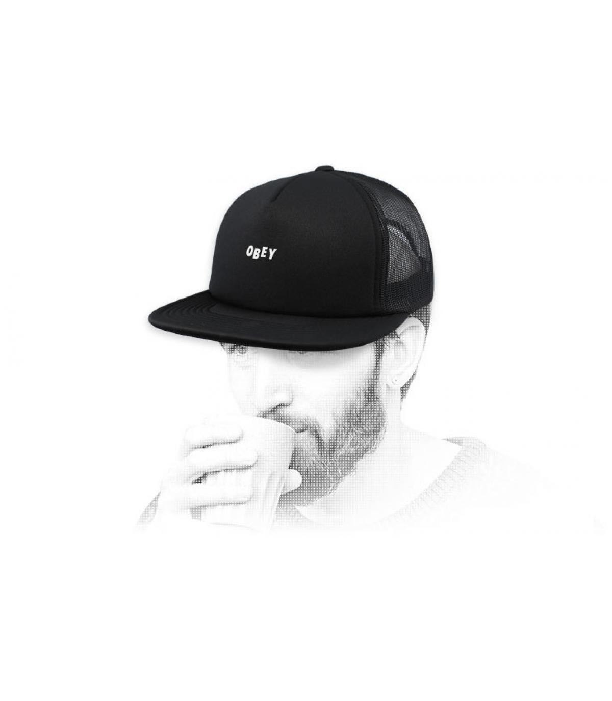 Schwarze Trucker Obey Trucker Jumble Bar black Schwarze Trucker Obey Trucker Jumble Bar black